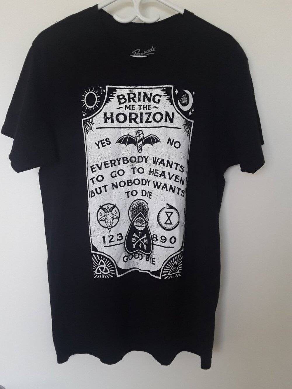 Bring Me The Horizon Ouija Board Graphic T‑Shirt – Black – Size L